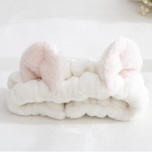 Bandeau Coréen 3D Chat Blanc