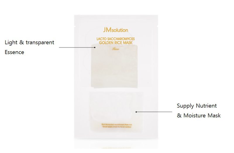 JM SOLUTION - Masque Tissu Lacto Saccharomyces Golden Rice