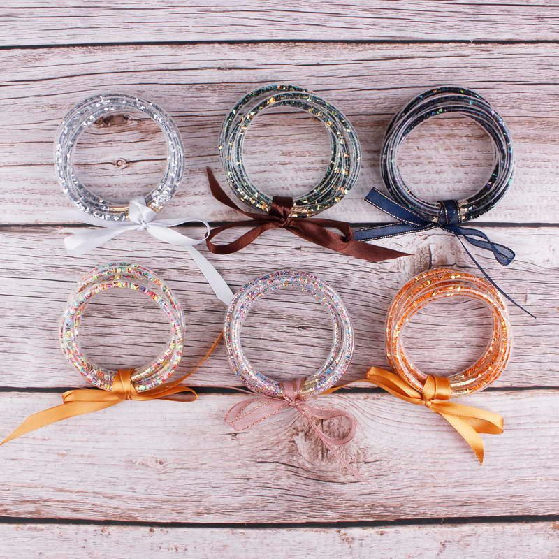 5 Bracelets Jonc Bouddhiste